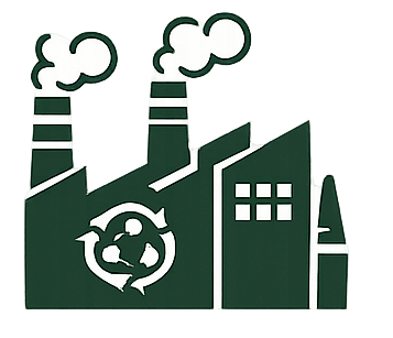 Advanced metal scrap processing facility.